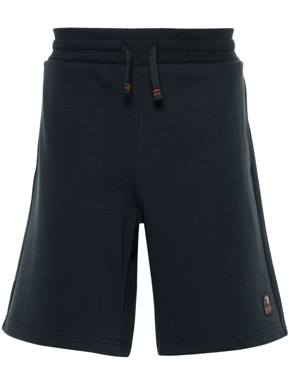 Parajumpers Logo-appliqué Jersey Shorts In Blue