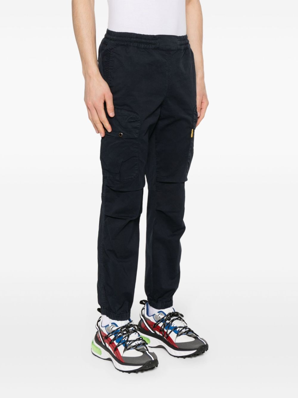 Shop Parajumpers Zander Cargo Pants In Blue