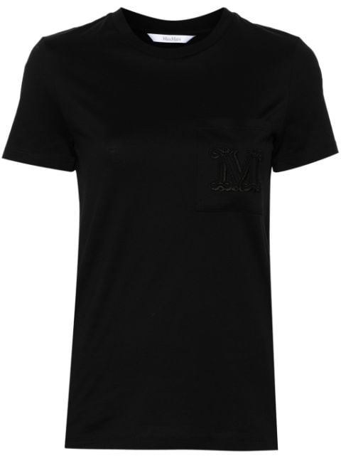 Max Mara logo-embroidered cotton T-shirt