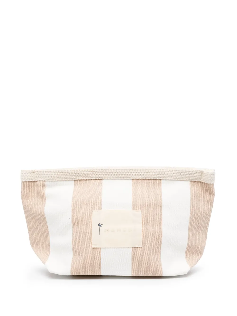 Manebi Trousse make up Tender2Tote a righe - Bianco