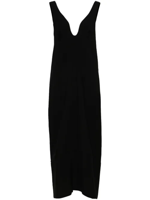 Robe longue à encolure ronde - Jil Sander - Modalova