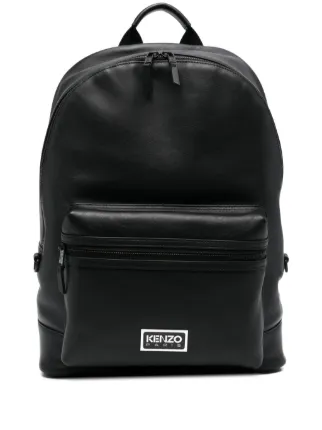 Kenzo レザー バックパック | ブラック | FARFETCH JP