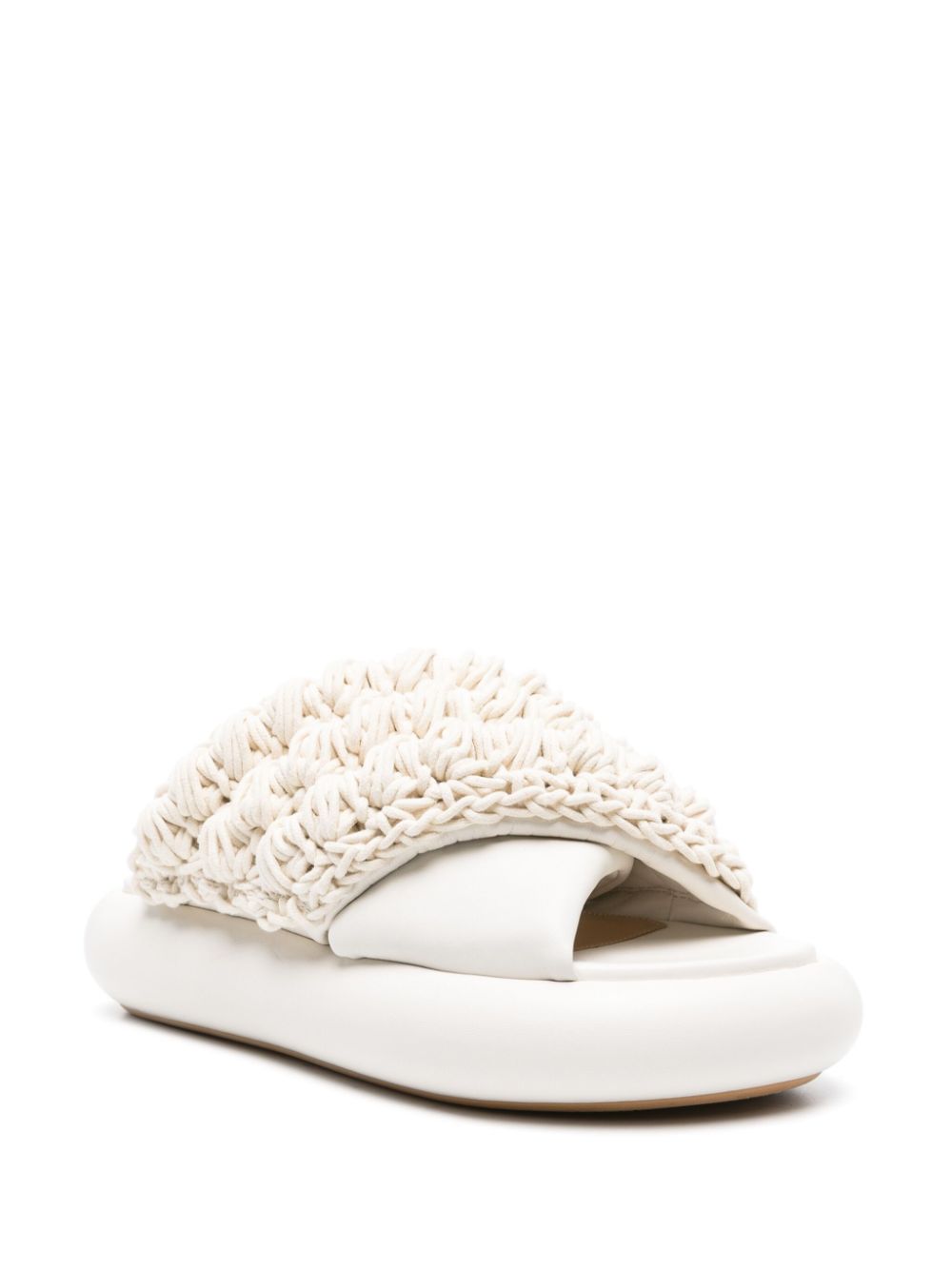 JW Anderson Slippers met plateauzool - Beige