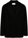 LEMAIRE single-breasted cotton twill blazer - Black