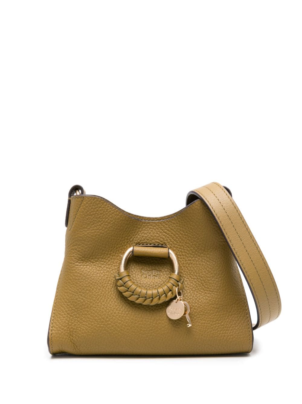 See By Chloé Mini Joan Leather Crossbody Bag In Green