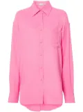 Stella McCartney drop-shoulder crepe shirt - Pink