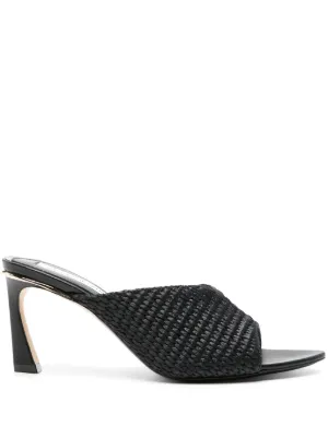 レザー★スリングバック★サンダル★ VICTORIA BECKHAM VICTORIA BECKHAM Harlow レザー スリングバックサンダル | NET