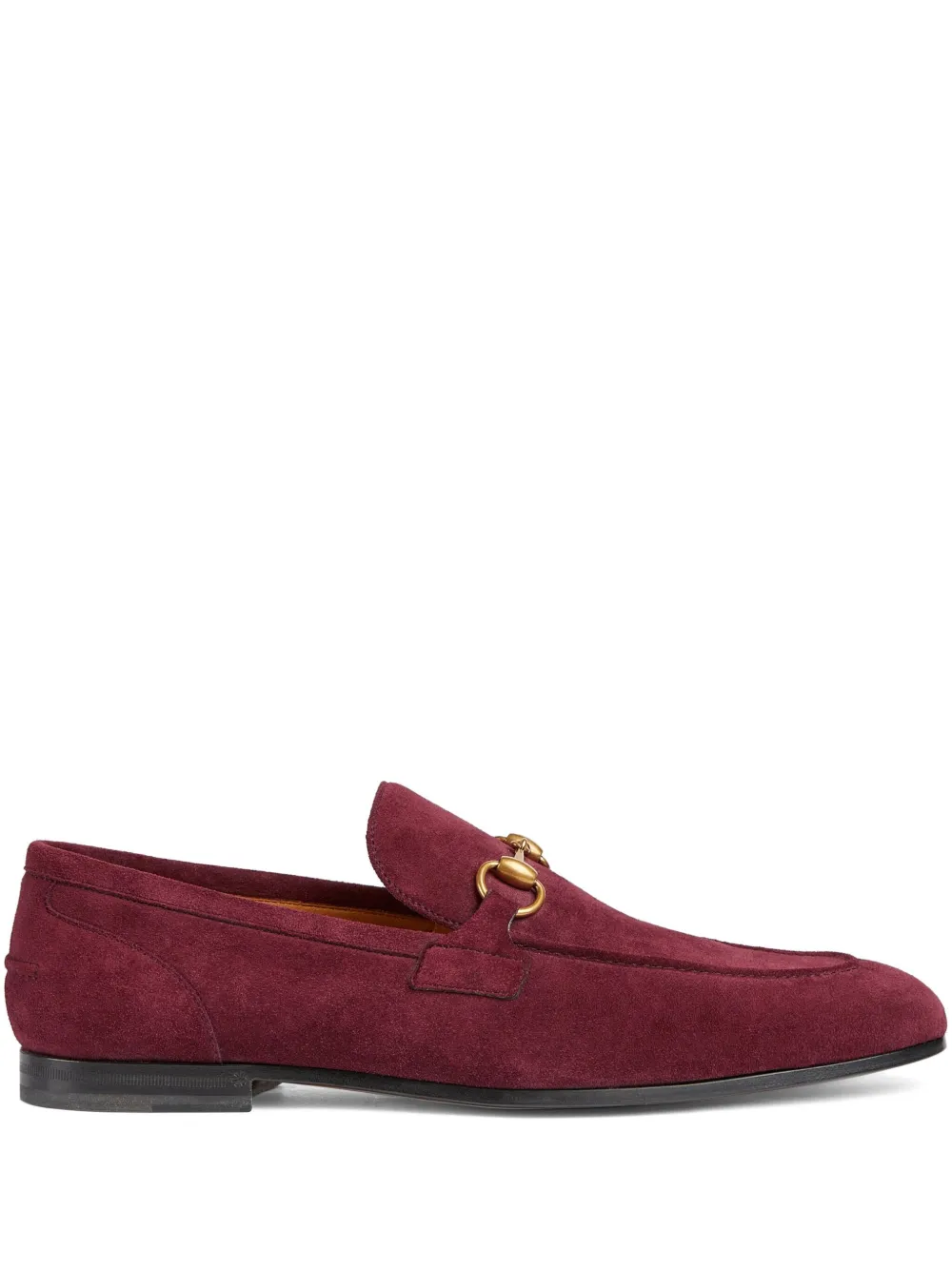 Gucci Jordaan suède loafers Rood