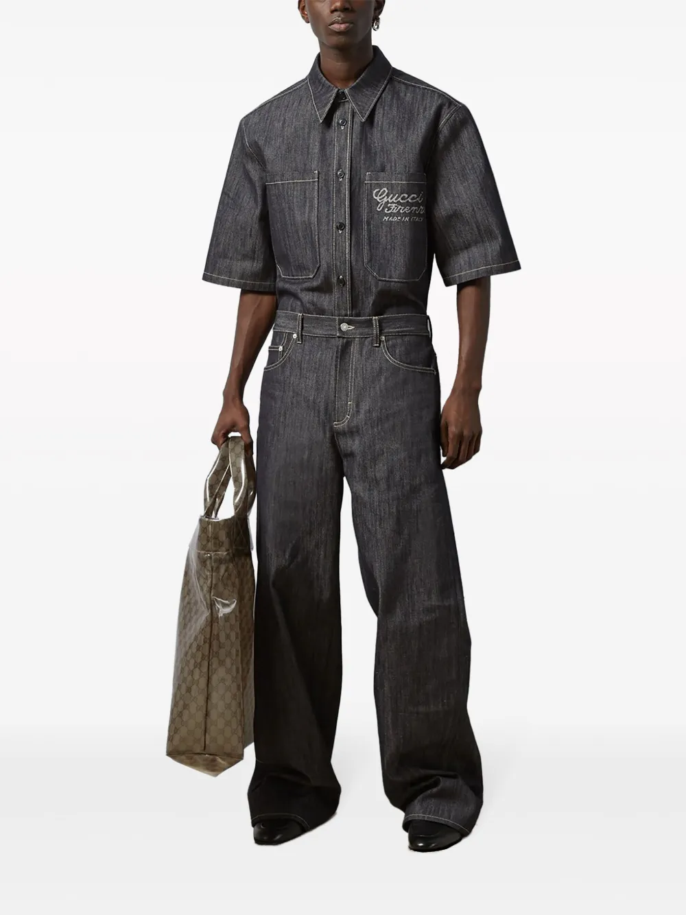 Gucci Jeans met wijde pijpen - Blauw