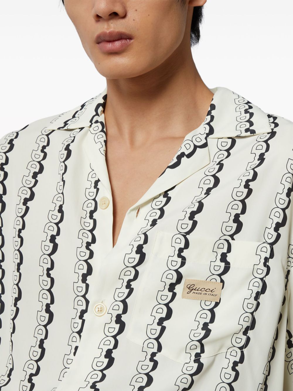 Gucci Shirt met print - Wit