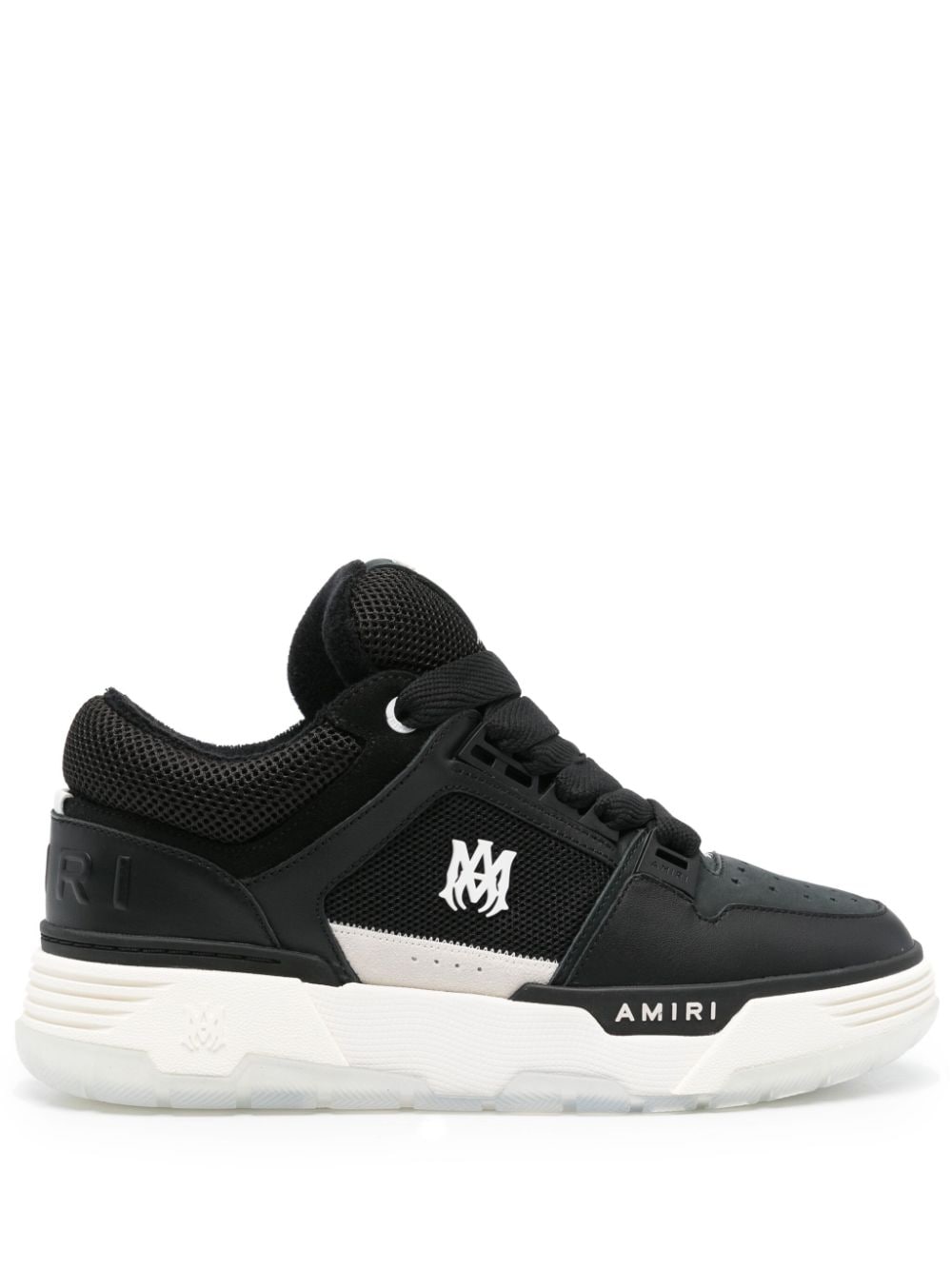 Shop Amiri Ma-1 Panelled Sneakers In Black