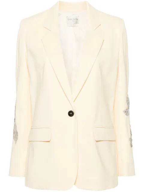 Forte Forte blazer con botones y bordado floral