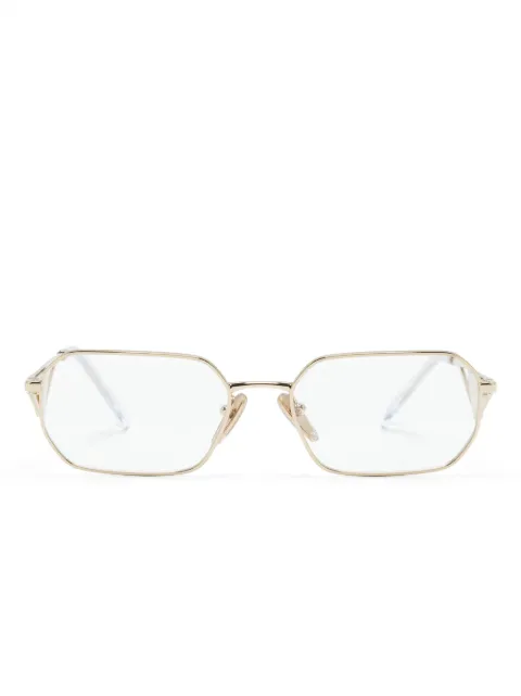 Prada Eyewear lentes con armazón geométrica