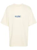 OAMC logo-print organic cotton T-shirt - Neutrals