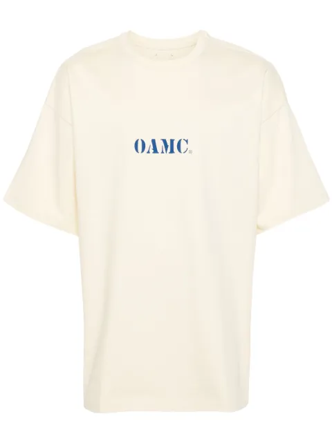 OAMC logo-print organic cotton T-shirt