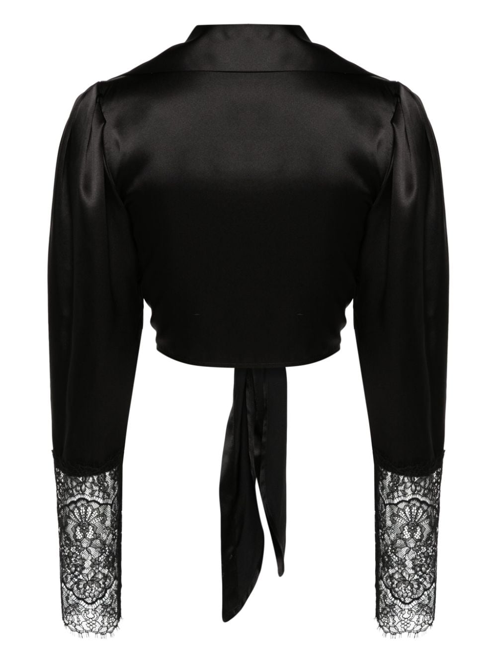 Shop Paramidonna Sarah Silk Shirt In Black