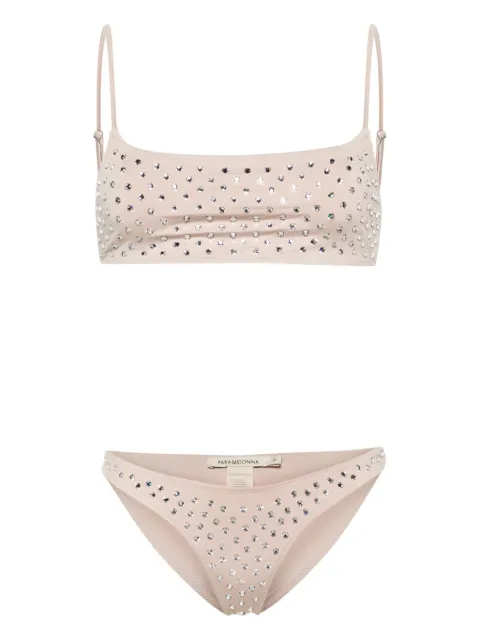 PARAMIDONNA Chiara crystal-embellished bikini set