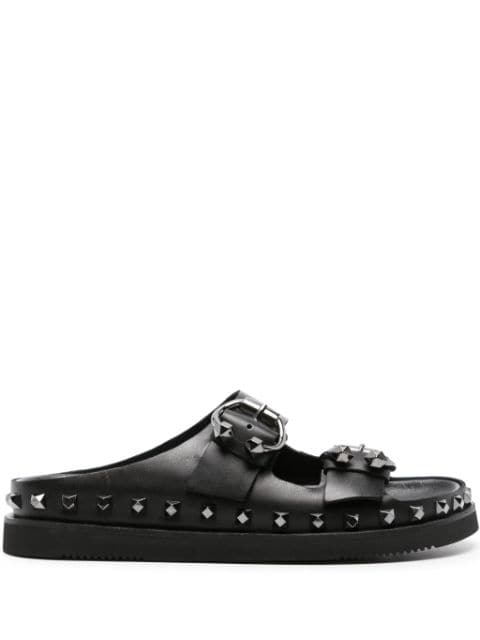 Ash Slippers met studs