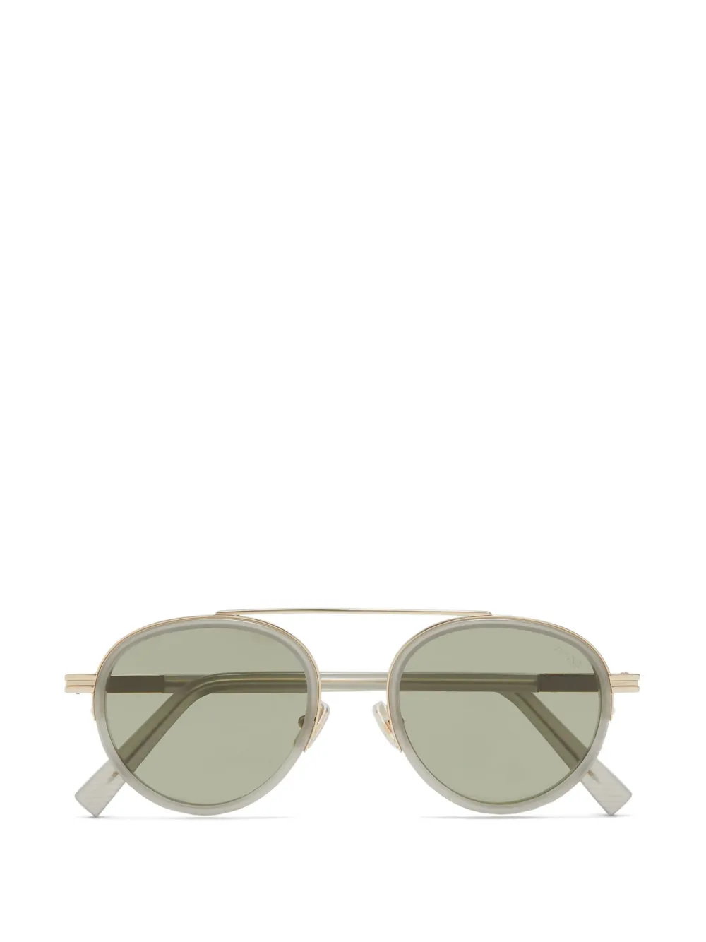 Zegna Occhiali da sole tondi Orizzonte II - Verde