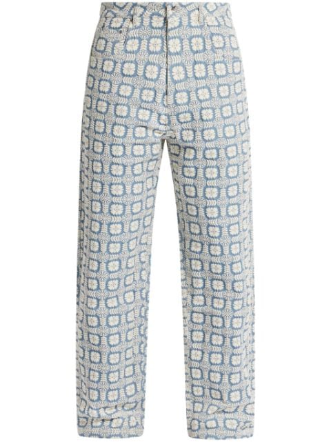 MOUTY pantalon à fleurs