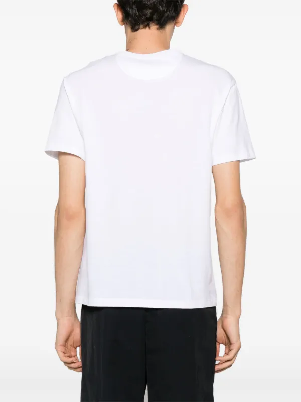 Valentino Garavani floral-appliqué Cotton T-shirt | White