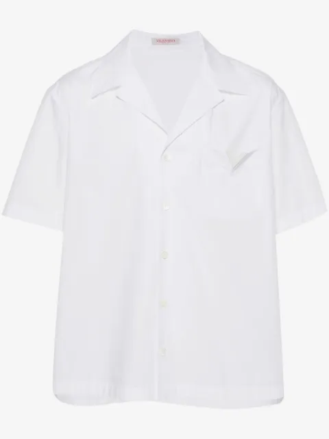 Valentino Garavani V-detail bowling shirt