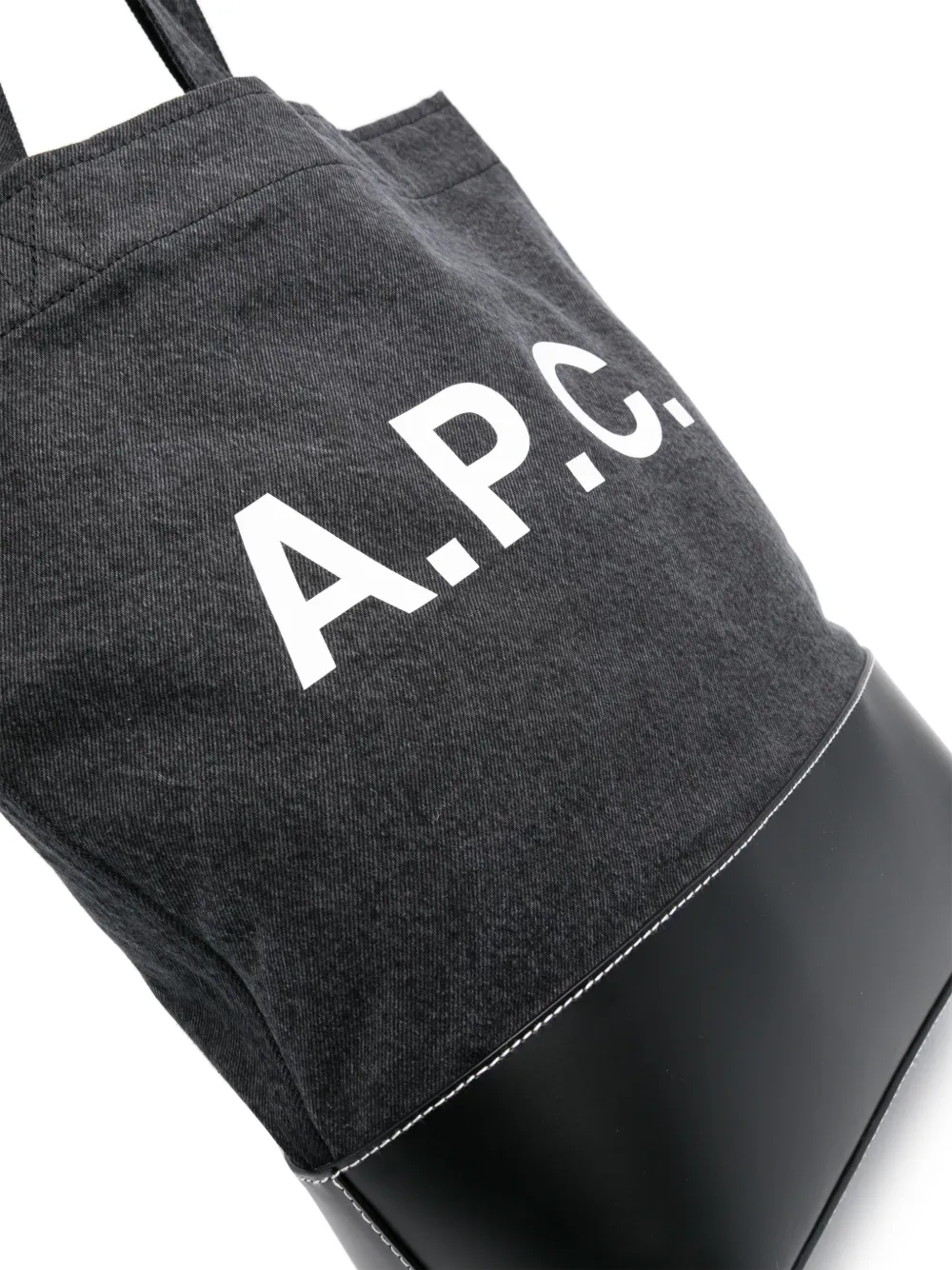 Shop Apc Small Axel Tote Bag In Black