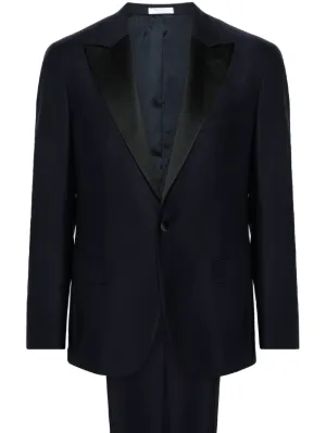BOGLIOLIダークグレー チェック柄 スーツ Boglioli チェック スーツ | ブルー | FARFETCH JP