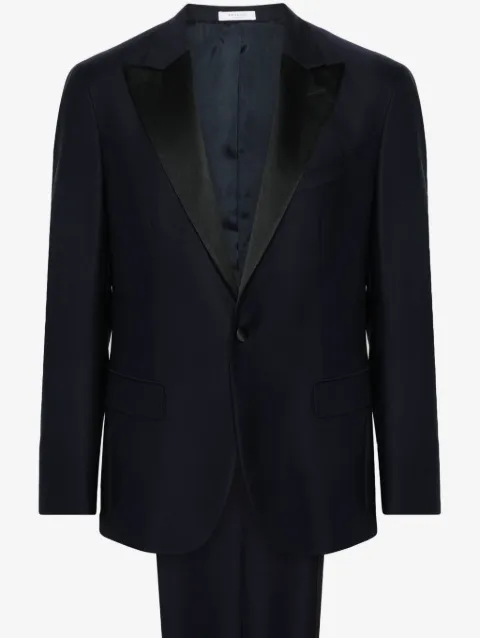 Boglioli interlock-twill virgin-wool suit