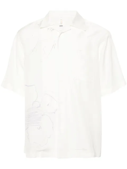 OAMC sketch-print short-sleeve shirt