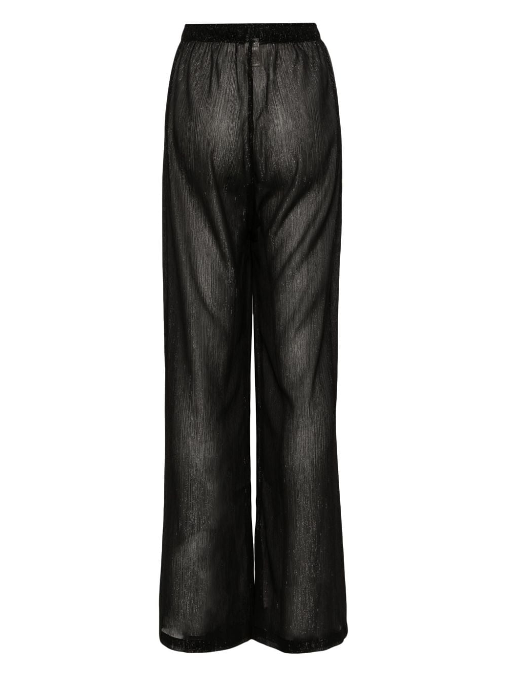 Shop Paramidonna Aurora Lurex Trousers In Black