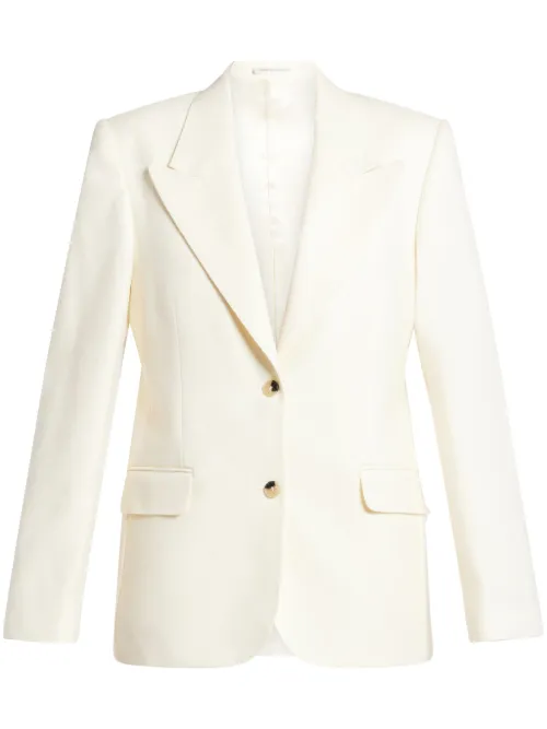 Blazer en laine à simple boutonnage - BITE Studios - Modalova