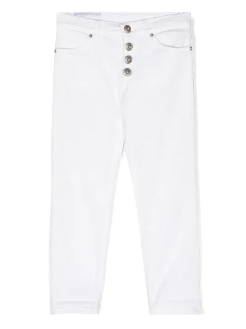 DONDUP KIDS button-fly straight jeans