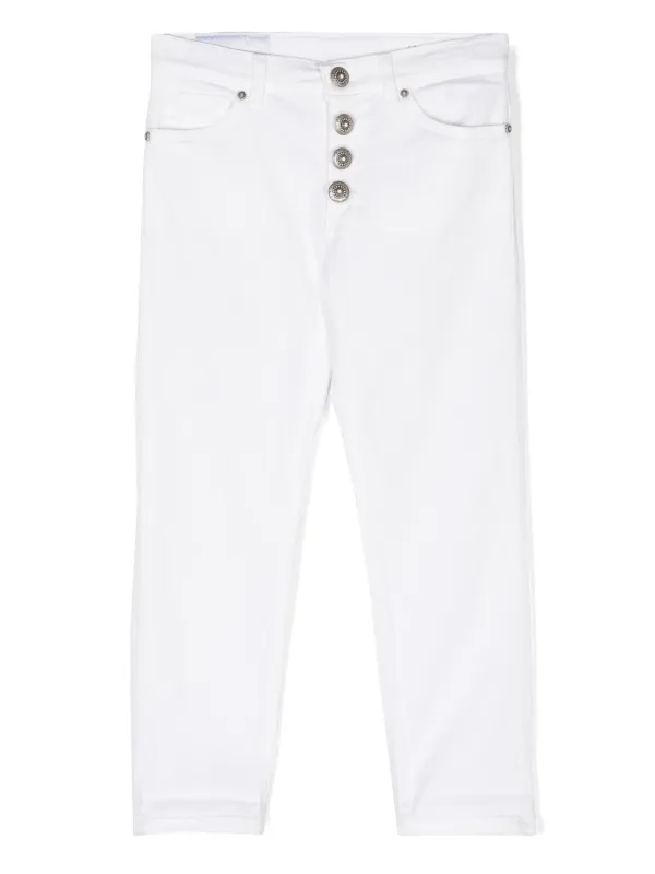DONDUP KIDS Jeans Dritti Bianco FARFETCH IT