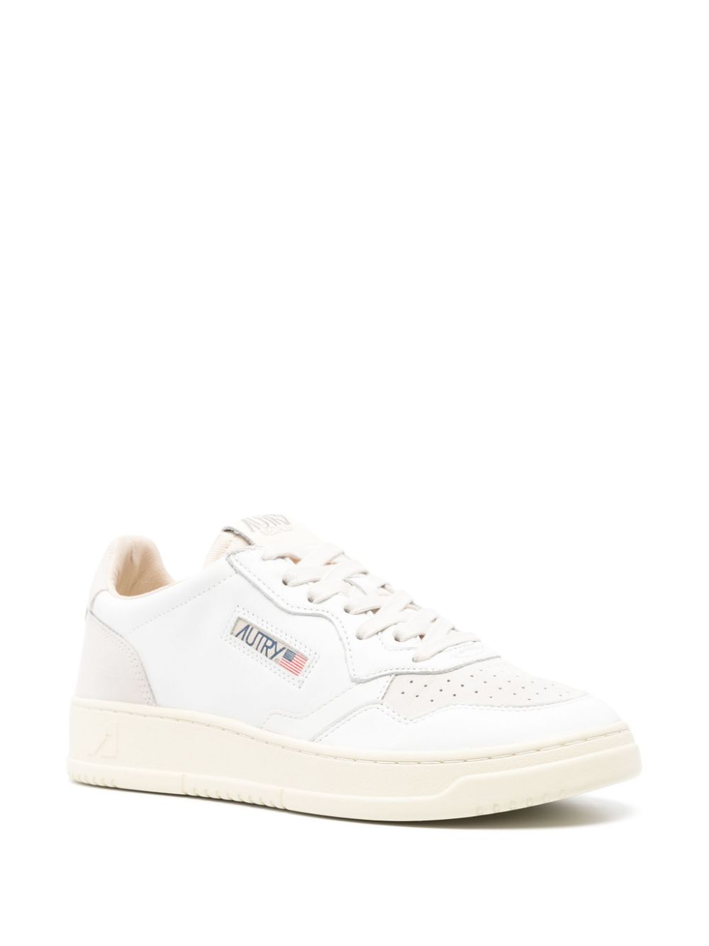 Autry Medalist sneakers met vlakken - Wit