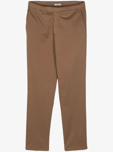 Boglioli pressed-crease straight-leg trousers