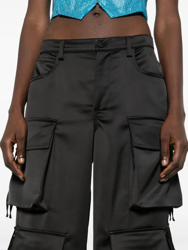 パンツ GIUSEPPE DI MORABITO SS24 Cargo pants (02PSPA09202109 99) Giuseppe Di Morabito straight-leg Cargo Trousers | Black