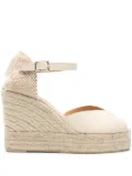 Castañer Bianca 105mm woven-raffia espadrilles - Neutrals