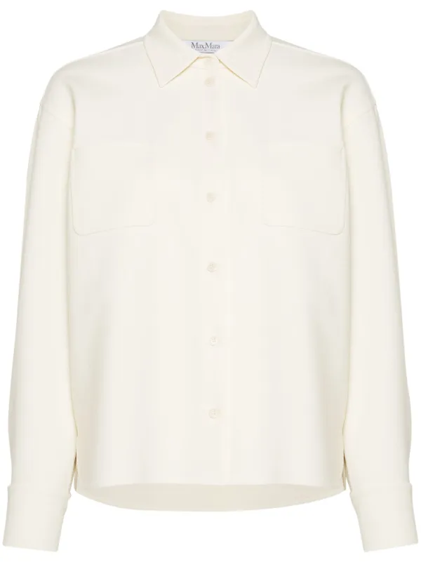 ジャケット MAX MARA TIROLO SHIRT JACKET Max Mara Tirolo Shirt Jacket | Neutrals | FARFETCH