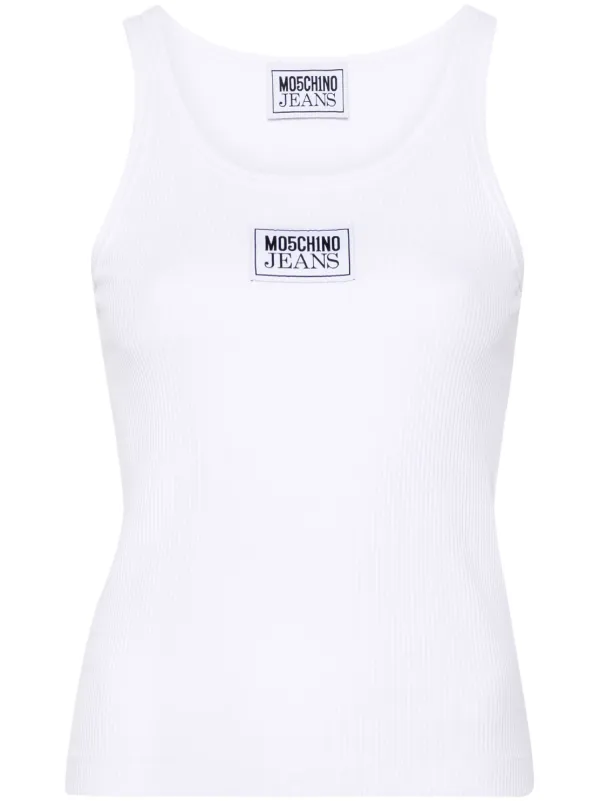 MOSCHINO JEANS タンクトップ | ホワイト | FARFETCH JP
