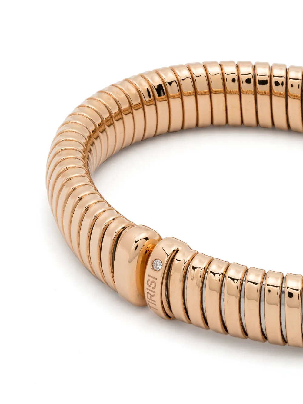 TIRISI 18KT AMSTERDAM ROTGOLDARMBAND MIT DIAMANTEN