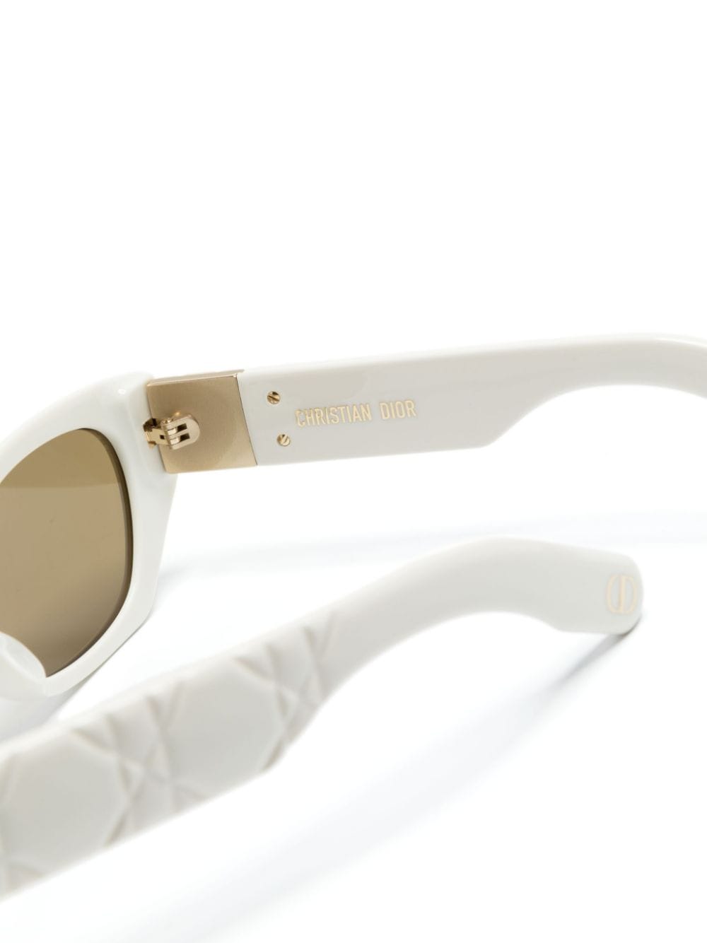 Dior Eyewear Lady 95.22 B11 zonnebril met vlinder montuur Wit