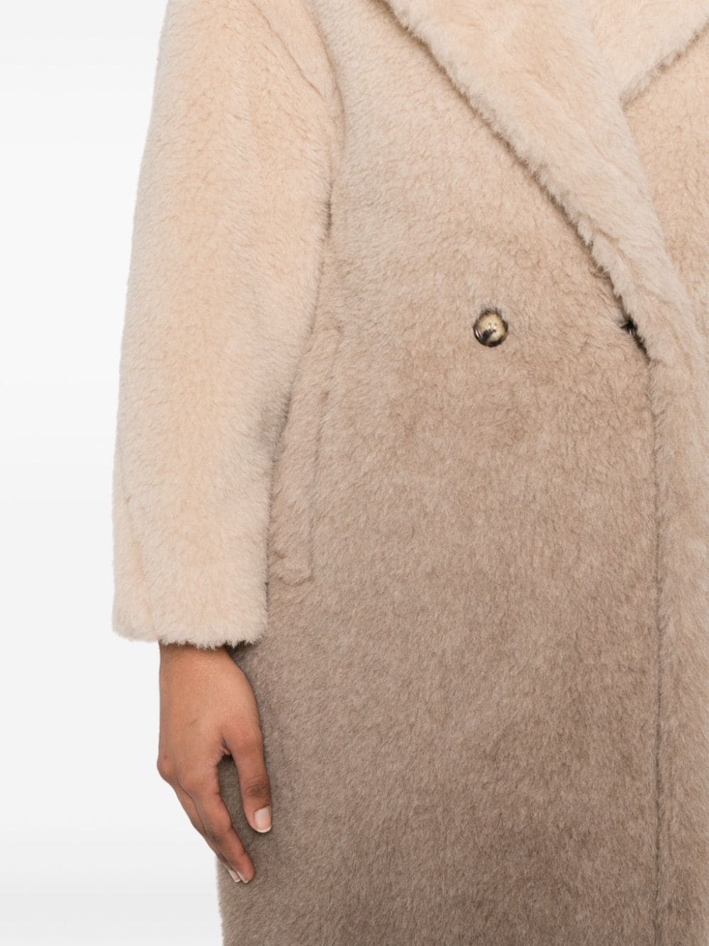 Shop Max Mara Teddy Bear Icon Maxi Coat In Neutrals