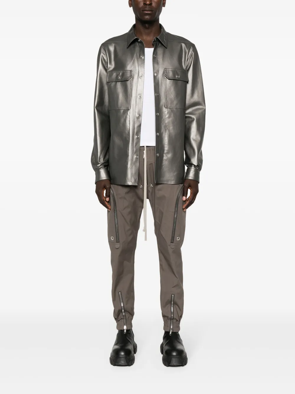 Rick Owens Broek met toelopende pijpen - Bruin