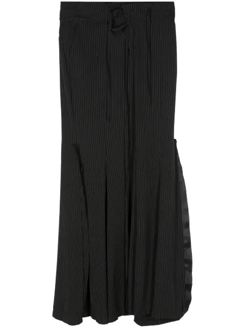 Ottolinger Mermaid pinstripe maxi skirt