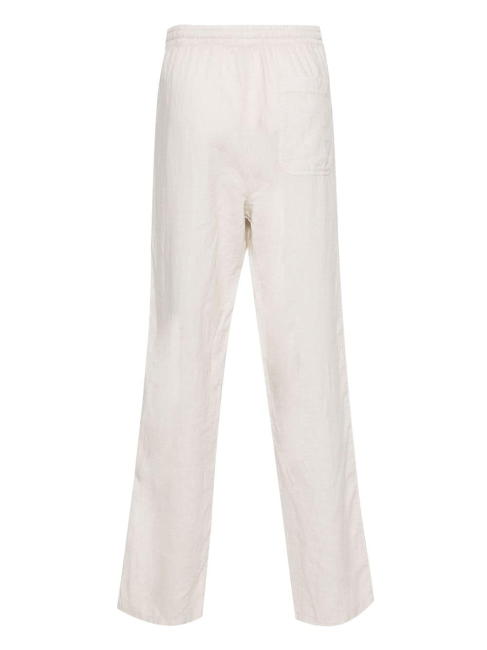 ASPESI Linnen straight broek - Beige