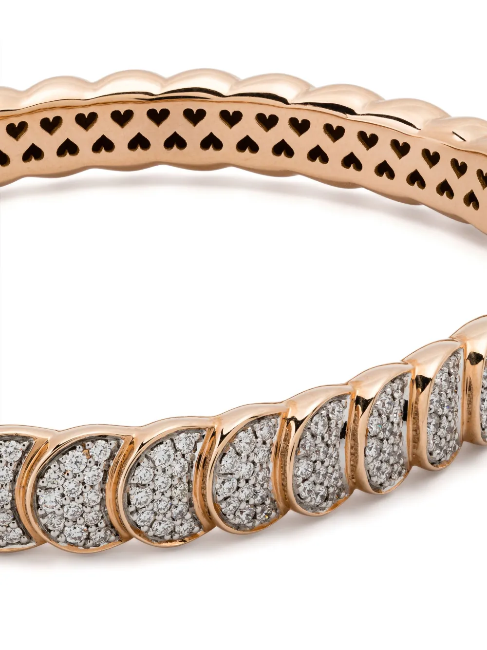 Tirisi Bracciale in oro rosa 18kt con diamanti | Alta gioielleria | Image 4
