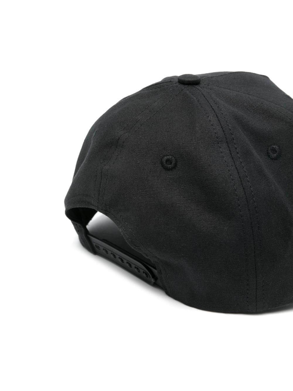 Shop Mackage Logo-appliqué Baseball Cap In Black