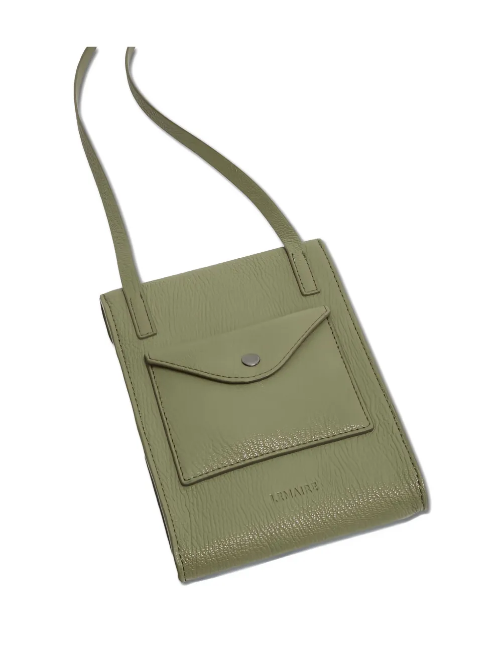Lemaire Enveloppe Strap Crossbody Bag In Green