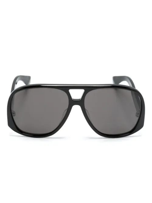Lunettes de soleil Solace à monture pilote - Saint Laurent Eyewear - Modalova